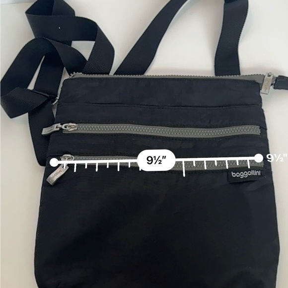 Baggillini Comrade 3-Zip Crossbody bag black - Picture 10 of 11